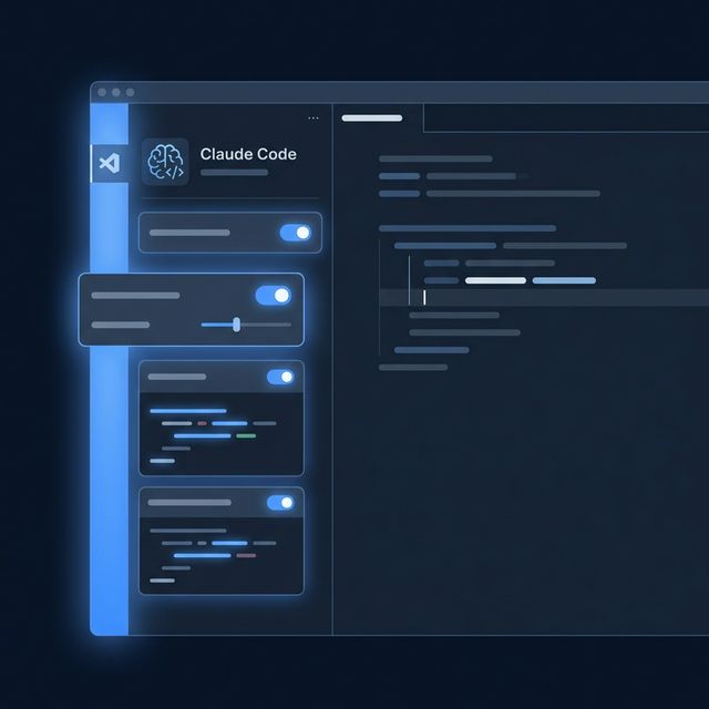 VS Code 扩展设置示意图